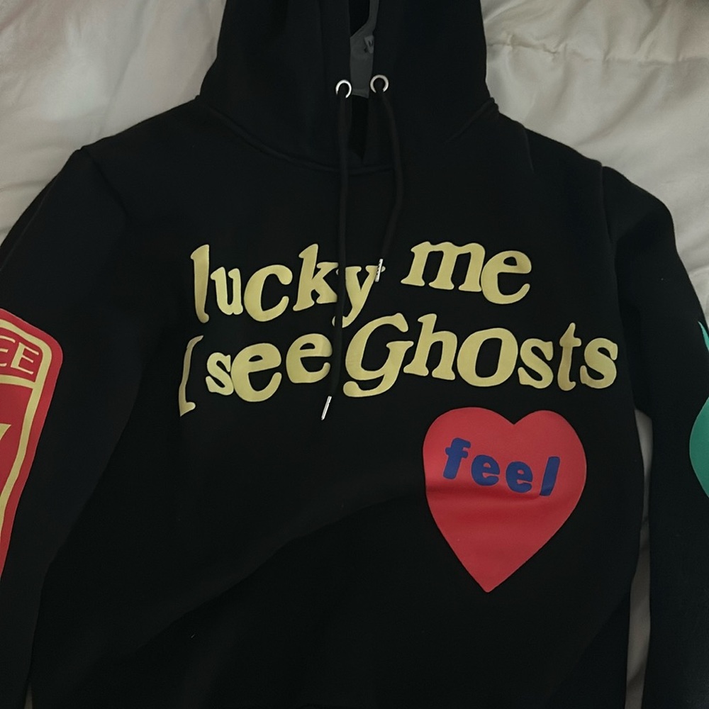 Kayne west, “lucky me I see ghosts” sweatshirt